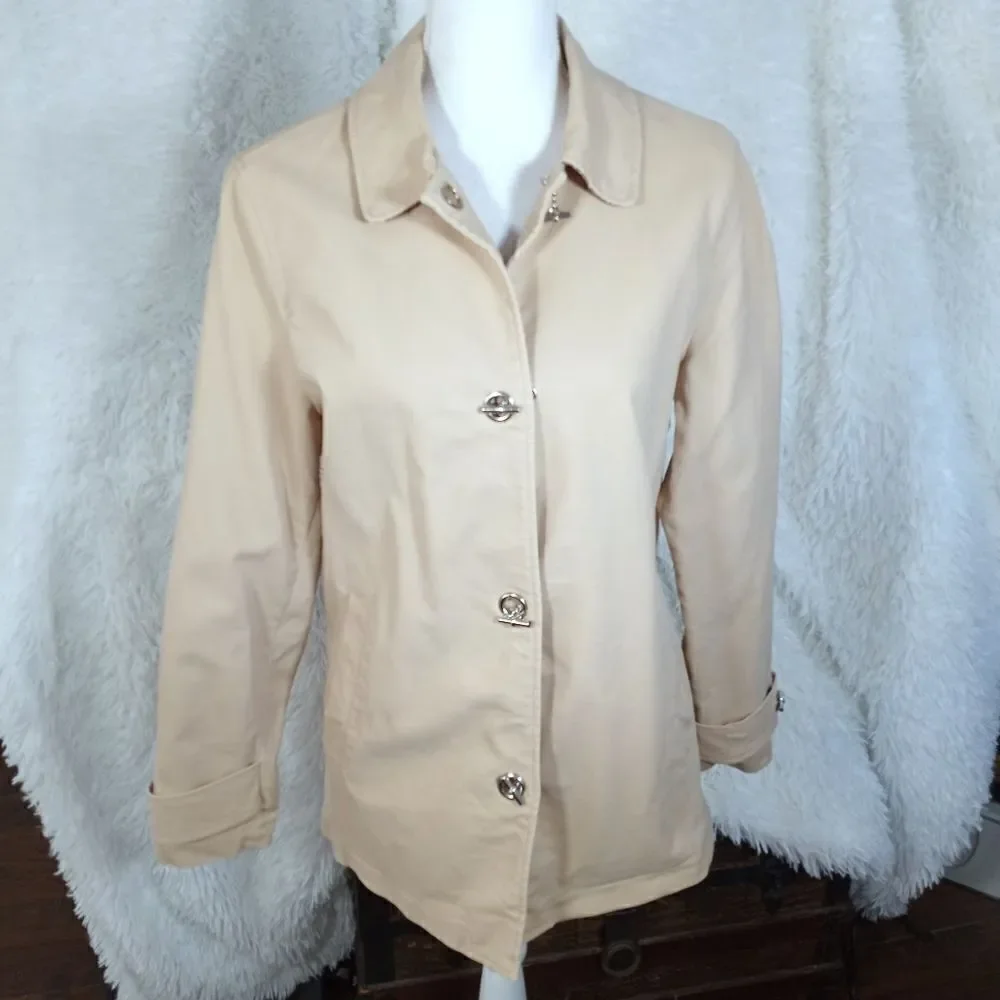 GEORGE BEIGE JACKET SZ.L GUC